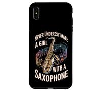 Never Underestimate A Girl With A Saxophone Case for iPhone XS Max