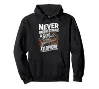 Never Underestimate A Girl With A Xylophone Music Lover Pullover Hoodie