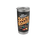 Never Underestimate a Kid with a Skateboard Skateboarding Stainless Steel Insulated Tumbler