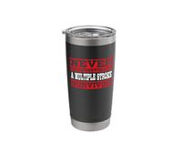 Never Underestimate a Multiple Stroke Survivor Awareness Stainless Steel Insulated Tumbler