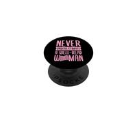 Never Underestimate A Well-Read Woman Feminist Literacy PopSockets Adhesive PopGrip