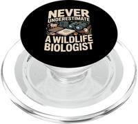 Never Underestimate A Wildlife Biologist Nature PopSockets PopGrip for MagSafe