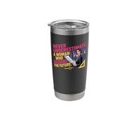 Never Underestimate A Woman Who Designs The Future Stainless Steel Insulated Tumbler
