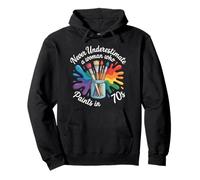 Never Underestimate A Woman Who Paints In Her Heart Pullover Hoodie