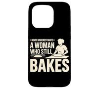 Never Underestimate A Woman Who Still Bakes Baker Case for iPhone 15 Pro