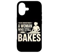 Never Underestimate A Woman Who Still Bakes Baker Case for iPhone 17