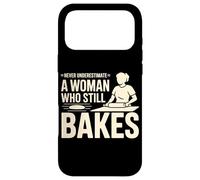 Never Underestimate A Woman Who Still Bakes Baker Case for iPhone 17 Pro Max