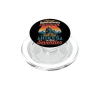 Never Underestimate A Woman Who Still Hikes in Her Seventies PopSockets PopGrip for MagSafe