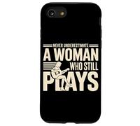 Never Underestimate A Woman Who Still Plays Guitar Case for iPhone SE (2020) / 7/8