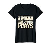 Never Underestimate A Woman Who Still Plays Guitar T-Shirt