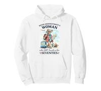 Never Underestimate a Woman Who Still Travels in Her 70's Pullover Hoodie