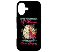 Never Underestimate a Woman Who Survived Brain Surgery Case for iPhone 17