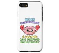 Never Underestimate A Woman Who Survived Brain Surgery Case for iPhone SE (2020) / 7/8