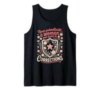 Never Underestimate A Woman Who Works in Corrections Tank Top