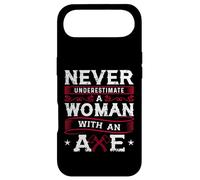 Never Underestimate A Woman With An Axe Shirt Lumberjack Case for iPhone Air