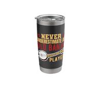Never Underestimate an Old Banjo Player Stainless Steel Insulated Tumbler
