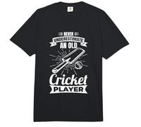 Never Underestimate an Old Cricketer Comfort Colors Adult Heavyweight T-Shirt