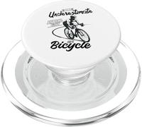 Never Underestimate An Old Guy On a Bicycle, Men Cycling PopSockets PopGrip for MagSafe