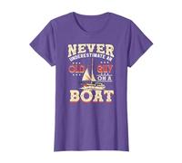 Never Underestimate An Old Guy On A Boat Sailor Sailing T-Shirt