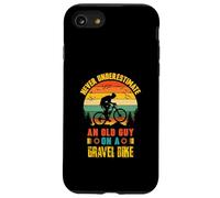 Never Underestimate An Old Guy On A Gravel Bike Case for iPhone SE (2020) / 7/8