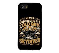 Never Underestimate An Old Guy Who Skydives Case for iPhone SE (2020) / 7/8