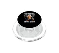 Never Underestimate An Old Lady In The Choir Singer Music PopSockets PopGrip for MagSafe
