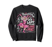 Never Underestimate an Old Lady Who Loves Line Dance Sweatshirt