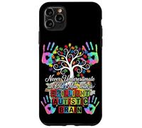 Never Underestimate An Old Man Brilliant Autistic Brain men Case for iPhone 11 Pro Max