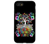 Never Underestimate An Old Man Brilliant Autistic Brain men Case for iPhone SE (2020) / 7/8