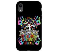 Never Underestimate An Old Man Brilliant Autistic Brain men Case for iPhone XR