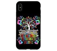 Never Underestimate An Old Man Brilliant Autistic Brain men Case for iPhone XS Max