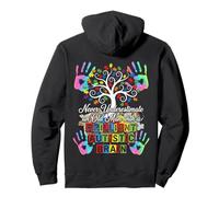 Never Underestimate An Old Man Brilliant Autistic Brain men Pullover Hoodie