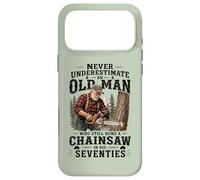 Never Underestimate An Old Man Chainsaw in His Seventies Case for iPhone 17 Pro Max