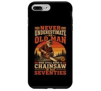 Never Underestimate An Old Man Chainsaw in His Seventies Case for iPhone 7 Plus/8 Plus