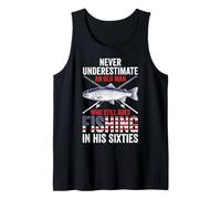 Never Underestimate an Old Man Fishing in His Sixties Tank Top