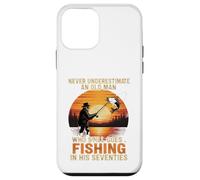 Never Underestimate an Old Man Fishing Seventies Case for iPhone 12 mini