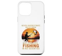 Never Underestimate an Old Man Fishing Seventies Case for iPhone 12 Pro Max