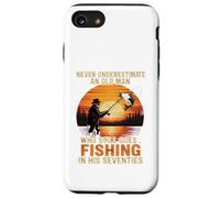 Never Underestimate an Old Man Fishing Seventies Case for iPhone SE (2020) / 7/8