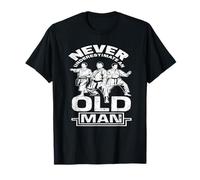 Never Underestimate An Old Man - Funny Karate Pensioner T-Shirt