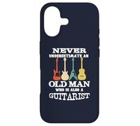 Never Underestimate an Old Man Guitarist Funny Guitar Case for iPhone 17