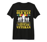 Never Underestimate an Old Man Vietnam Veteran Premium T-Shirt