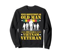 Never Underestimate An Old Man Vietnam Veteran Sweatshirt