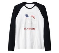 Never Underestimate an Old Man Who Defended Your Country US Raglan Baseball Tee