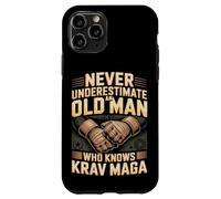 Never Underestimate An Old Man Who Knows Krav Maga Case for iPhone 11 Pro