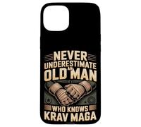 Never Underestimate An Old Man Who Knows Krav Maga Case for iPhone 15 Plus