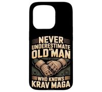 Never Underestimate An Old Man Who Knows Krav Maga Case for iPhone 15 Pro