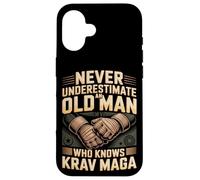 Never Underestimate An Old Man Who Knows Krav Maga Case for iPhone 16