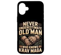 Never Underestimate An Old Man Who Knows Krav Maga Case for iPhone 16 Plus