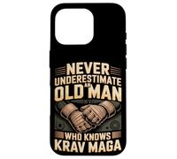 Never Underestimate An Old Man Who Knows Krav Maga Case for iPhone 16 Pro