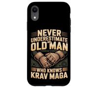 Never Underestimate An Old Man Who Knows Krav Maga Case for iPhone XR